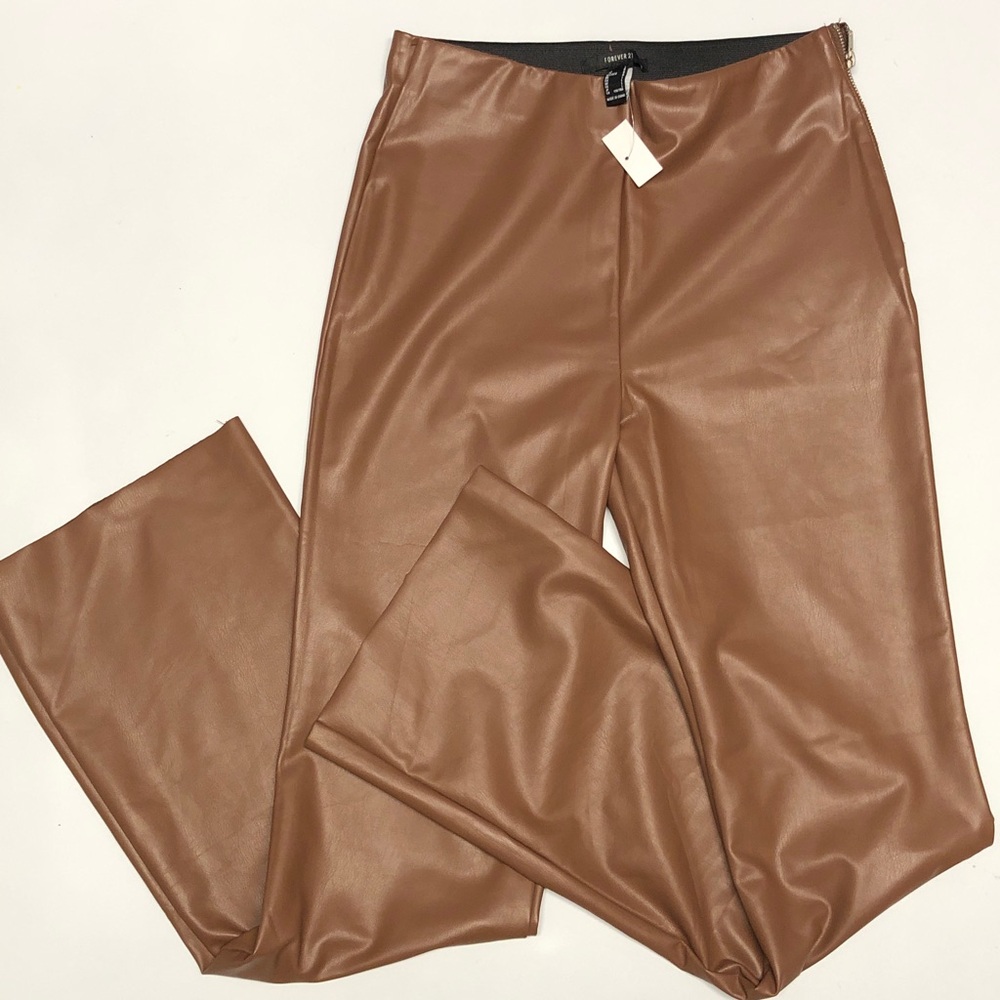 Forever 21 high rise flare leg pants size L